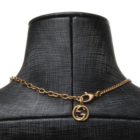 gucci snake necklace women's|gucci pendant necklace silver.